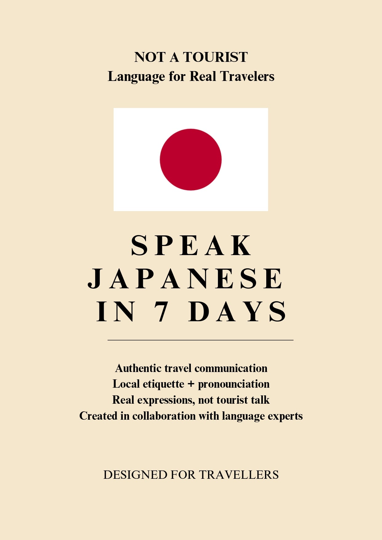 Not A Tourist: Japanese Travel Phreasebook